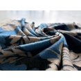 thumbnail image 6 of Stanzadeals Premium Acrylic Cotton Throw – Woven Jacquard Design | Black & Blue | 50 x 60 in, 6 of 6