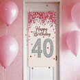 thumbnail image 5 of Sparkling Glittery 40th Birthday Banner Backdrop Background Party Supplies Photography Props Happy Birthday Decors Party Decorations Birthday Party, 5 of 7