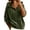*Green, variant on VBVC Women's Oversized Velvet Full Zip Hoodie , Casual Relaxed Fit Fall Top For Women , Ladies' Soft Drawstring Jacket witn No Pocket, Green , S-4XL