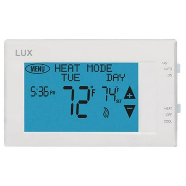 Lux Products TX9600TS Thermostat à Écran Tactile Programmable 7 Jours