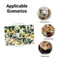 thumbnail image 5 of AMHNF Lemon and Bird Print Linen Table Mats Set of 4 12x18 inch for Home Kitchen Table Decor, 5 of 5