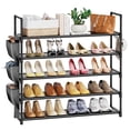thumbnail image 1 of Organizador de zapatos VILICK de 5 niveles 85x28x90 cm, negro, 1 of 8