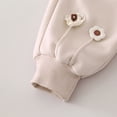 thumbnail image 5 of 5-6 Years Toddler Girls Winter Clothes Fall Outfits Long Sleeve Sweatshirt and Jogger Pants Sets 6-12 Months 12-24 Months 2T 3T 4T 5T 6T 7T 8T 9T Children,Beige, 5 of 6