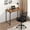 Vintage+Black, variant on Dkelincs 32 inch Computer Desk and Chair Set Home Office Modern Wood Study Desk & Mesh Ergonomic Height Adjustable Office Chair for Small Spaces, Black & Black