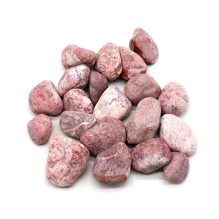koltose by mash - red pebbles  1”-2” inch natural unpolished stones  10 lbs