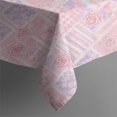 thumbnail image 4 of Pioneer Flower Floral Print Pattern Rectangle Tablecloth 60"x102", Waterproof Polyester Table Cloth, Wipeable Spillproof for Dining Camping Indoor Outdoor, 4 of 6