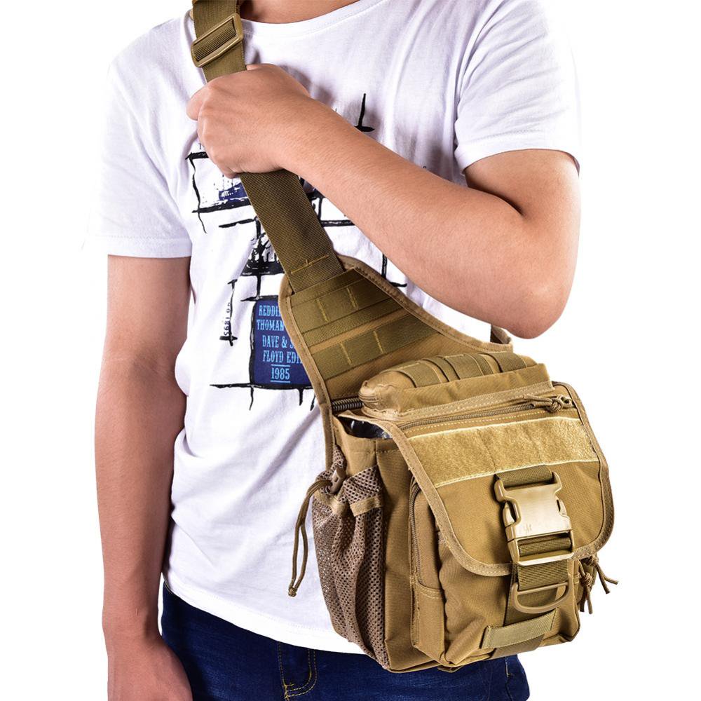 OTVIAP OTVIAP 2Colors Durable Men Military Chest Shoulder Bag Pack