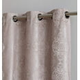thumbnail image 2 of Roberta Total Blackout Grommet Curtains Blocks 100% Sunlight 4 Layers High Density & Noise Reduction Fabric Energy Efficient (Panel Pair 38" W x 84" L, Linen), 2 of 5