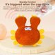 thumbnail image 2 of Cat Toy Bird/Crab Interactive Plush Con CatNip Electric El Lavable Fluffy Chew USB Suministros Recargables, 2 of 9