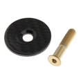 thumbnail image 2 of 1 Paquete de Tapa para Auriculares, Horquilla para Auriculares, con Apariencia de Carbono, Tapa Delantera, Cubierta para Auriculares dorado, 2 of 7