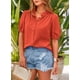 thumbnail image 4 of Camisa PRETTYGARDEN Naranja de Algodón con Botones XXL, 4 of 8