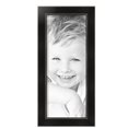 thumbnail image 2 of ArtToFrames 8" x 20" Honors Black with Silver Picture Frame, 8x20 inch Black Wood Poster Frame (WOM-5157), 4 Pack, 2 of 6