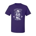 thumbnail image 2 of Outlaw Forever Biker Marilyn Monore | Mens Famous People Graphic T-Shirt, Purple, 4XL, 2 of 3