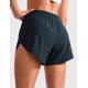 thumbnail image 2 of Shorts CRZ YOGA Cintura Media 10 cm con Abertura Secado Rápido Azul Marino, 2 of 4