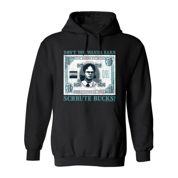Schrute Bucks Hoodie Men The Office, Male XX-Large