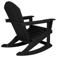 thumbnail image 4 of Keller HDPE Plastic Outdoor Rocking Chair in Black, 4 of 6