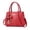 Red, variant on ibiyuan Messenger Bag For Women Classic European Style Medium Size Shoulder Handbag for Ladies, Versatile Daily Commute Purse Big Sister Gift