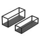 thumbnail image 4 of 2 piezas de soporte de metal para cupcakes, bandeja para servir, vitrina rectangular, juego de exhibición de mesa de postres para galletas, pasteles, 4 of 8