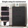 thumbnail image 5 of vidaXL Industrial Filing Cabinet Black 29.5"x15.7"x45.3" Metal, 5 of 10