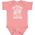 thumbnail image 3 of Inktastic Tractor Woman Girls Baby Bodysuit, 3 of 5