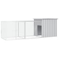 thumbnail image 1 of vidaXL Chicken Cage Grey 300x91x100 cm Galvanised Steel, 1 of 4