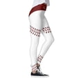 thumbnail image 3 of Gibobby Leggings Deportivos Mujer Mallas con estampado béisbol a la moda para mujer, mallas deportivas con Control Yoga para mujer, mallas talle（Vino， XXL), 3 of 5