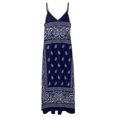 thumbnail image 6 of Bandana Blue Sleeveless Dress Loose Women's Dress Dresses Luxury Evening Dresses, 6 of 9