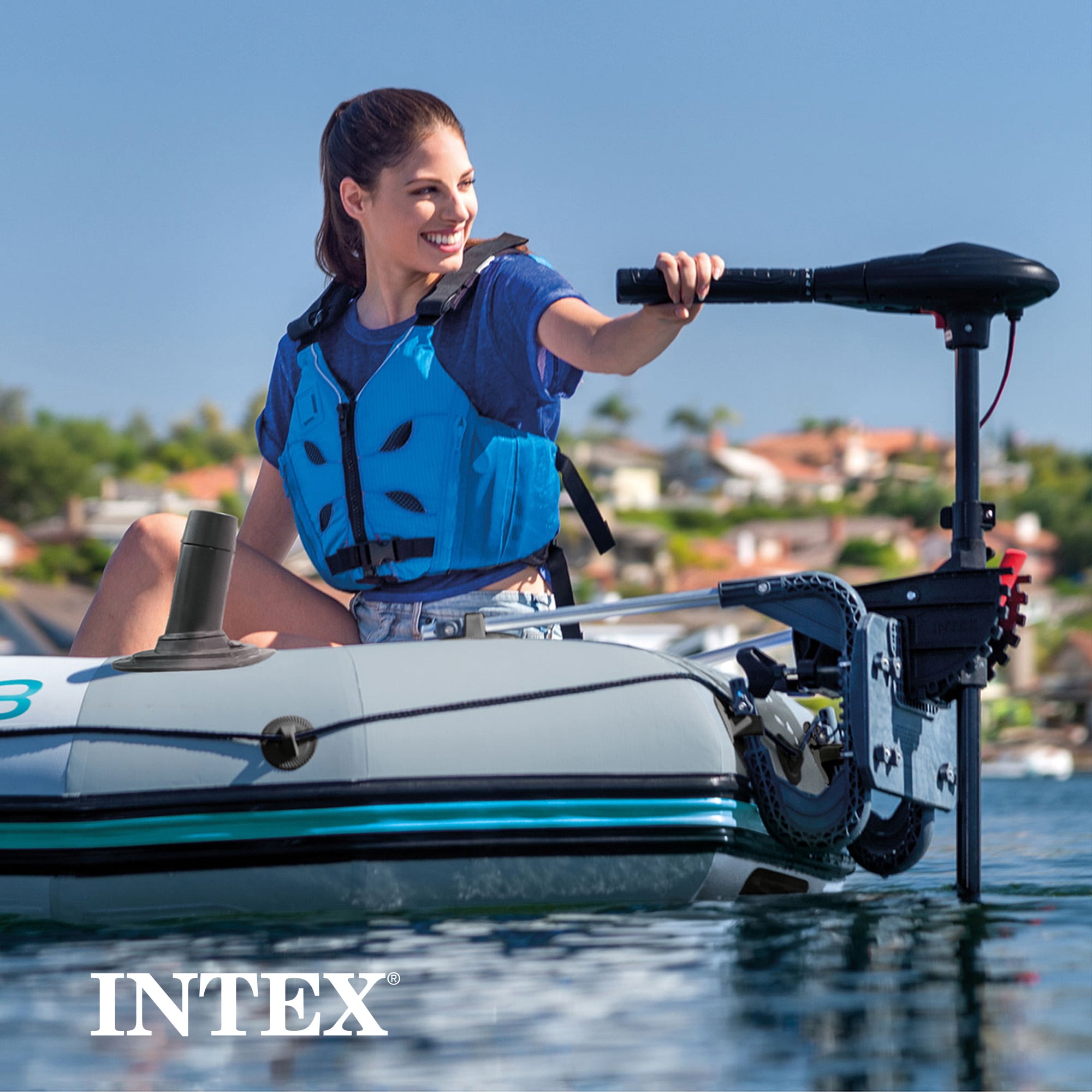 Open Box Intex Boat Motor Mount Kit for Inflatable Boats | 68624E