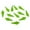 Green, variant on Almencla 12Pcs Feather Fletching For Recurve/Compound Bows Hunting - Green