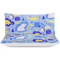 thumbnail image 3 of HAHDAXIA Animal Cute Pattern Bedding Solid Comforter Set for All Seasons,3 Pieces(1 Comforter+2 Pillowcases),Soft Microfiber Bedding Set Twin(86"x70"), 3 of 7