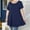 Navy blue, variant on Plus Size Tops for Women Casual Short Sleeves T Shirts Flowy Blouses