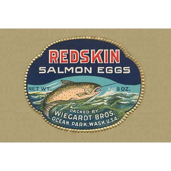 Redskin Salmon Eggs-Fine Art Canvas Print (20" x 30")