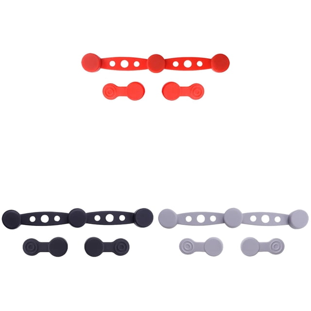 HUASHENG Air Fryer Silicone Buckle Set For Parchment Paper Kitchen Accessory With Long And Short Clips Silicone Clasp For Air Fryer