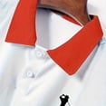 thumbnail image 6 of VBVC Men's and Men's Plus Golf Print Short Sleeve Collared Shirt,Breathable Quick Dry Athletic Top For Men,Orange,S-5XL, 6 of 8