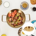 thumbnail image 3 of Stainless Steel Pot Korean Style Dry Pot Practical Cooking Pot Kitchen Cooking Tool, 3 of 9