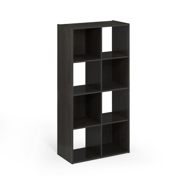 Furinno PELLI CUBIC Storage Cabinet in 4x2 in Espresso