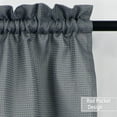 thumbnail image 3 of Yesfashion Cafe Curtains with Valance, Waffle Weave Kitchen Tier Curtains and Valance Set Bathroom Window Curtains Short Cafe Curtains, 3 of 7