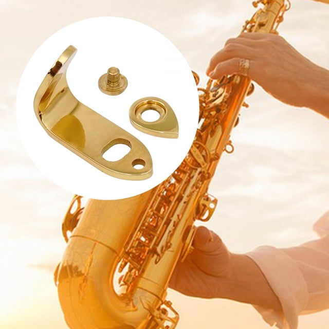 Reposapiés Recto Hugo para Saxofón Accesorios de Instrumentos de Viento 3 Piezas