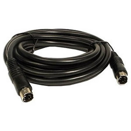 Canon Cable S-video Cable - 12 ft S-Video PC Video Cable 12' Foot - Male to Male M-M by BattleBorn - NEW