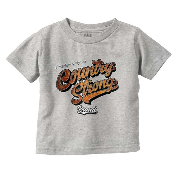 Classic Southern American Cowboy Toddler Boy Girl T Shirt Infant Toddler Brisco Brands 6M