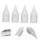 thumbnail image 5 of CIMAXIC 20Ud Puntas De Pluma De Acero Para Caligrafía Reemplazo Fácil Y Duradero Plata, 5 of 7