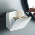 thumbnail image 3 of Storage Box Square Adhesive: Dustproof Bathroom Container Makeup Cotton Holder, 3 of 9