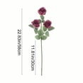 thumbnail image 3 of Artificial Floral Wreath Wedding Spring Door Decor Front Door Hanging Garland Realistic Greenery No Maintenance For Home Porch Entry Wall Indoor Outdoor Party Seasonal Decoration, 3 of 8