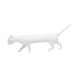 thumbnail image 5 of Estatua de gato de resina, figura decorativa, colección, decoración de escritorio. Blanco, 5 of 9