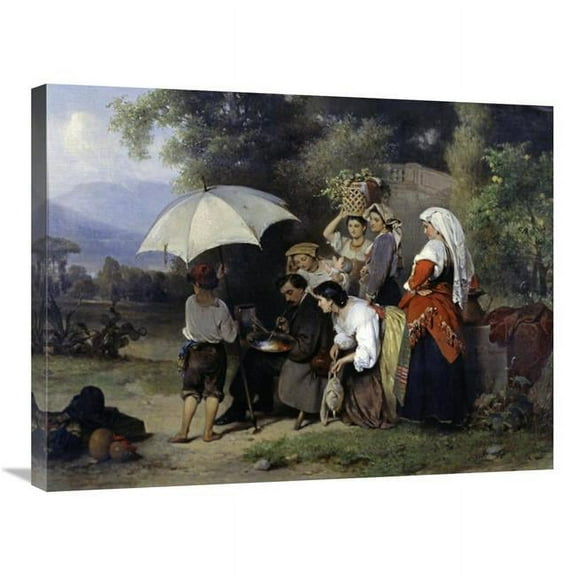 30 in. Critics Art Print - Karel Frans Philippeau