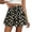 Black, variant on Womens Summer Flowy Tiered Ruffle Mini Skirt Cute High Waist Beach Boho Floral Polka Dot Short Skirts Floral A-Line Female Mini Skirts Womens Summer Clothes