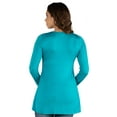 thumbnail image 3 of 24seven Comfort Apparel Long Sleeve Maternity Swing Tunic Top, 3 of 4