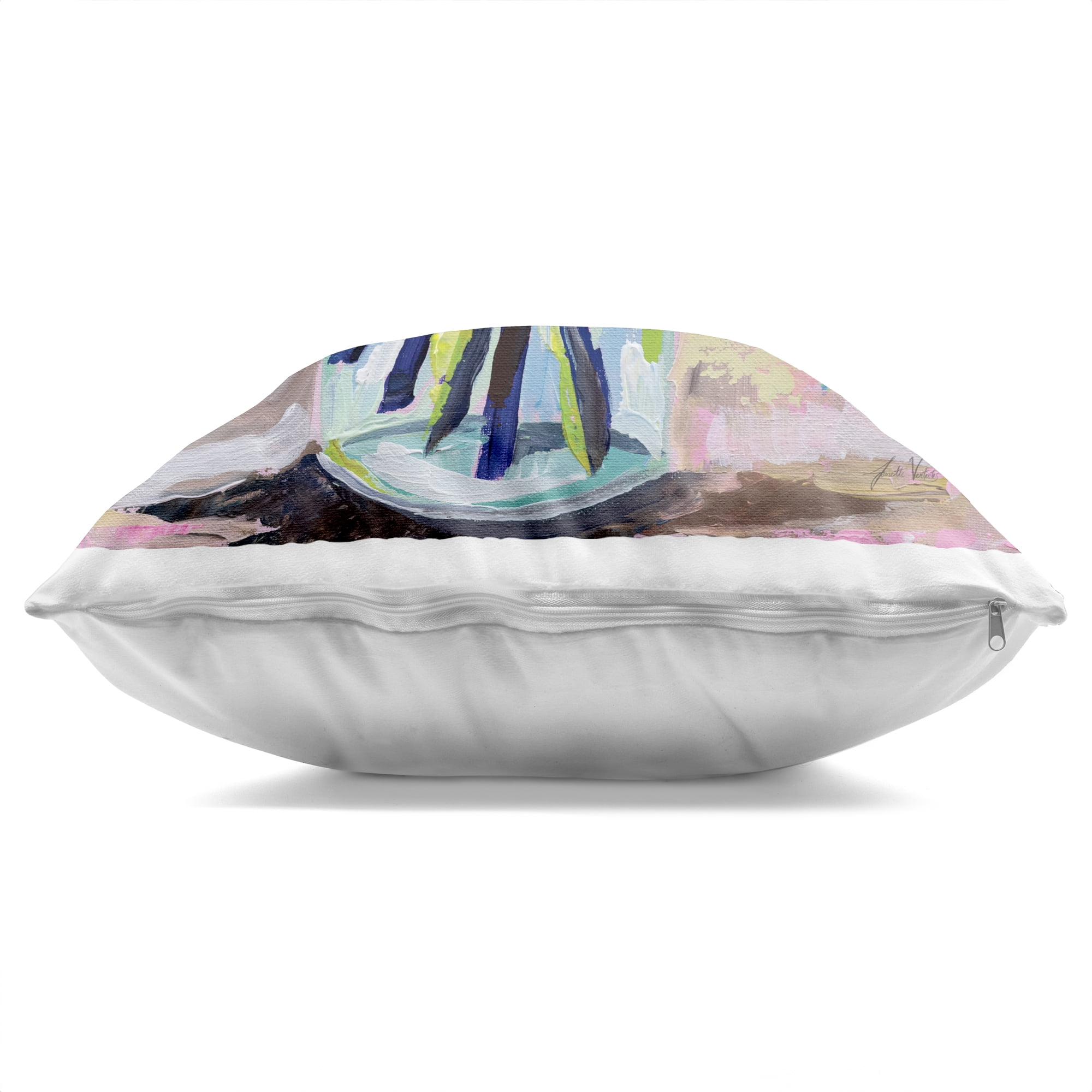 Stupell Industries Because You Love Me Decorative Printed Throw Pillow, design by Jeanette Vertentes