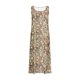 thumbnail image 4 of Vestido de Verano para las Mujeres sin Mangas Lino-Look Impreso Maxi, Suelto Fluido Y Vestido Sexy de Moda para las Mujeres, 4 of 4