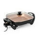 thumbnail image 1 of Holstein Housewares - Sartén eléctrica de 12 pulgadas, sartén eléctrica de 1400 W con control de temperatura ajustable, revestimiento antiadherente sin PFOA, asas de tacto fresco, cocina multifunción, 1 of 5